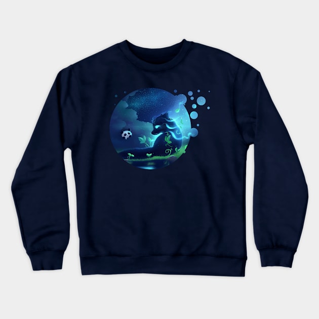 Forest Spirit Crewneck Sweatshirt by NezuPanda